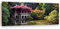 Feeby Image Panneau Déco Jardin Tableau décoration Japonais multicolore 140x45 cm