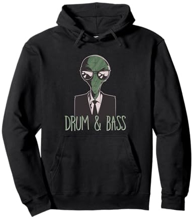 Drum And Bass Alien DnB DJ Pullover Hoodie