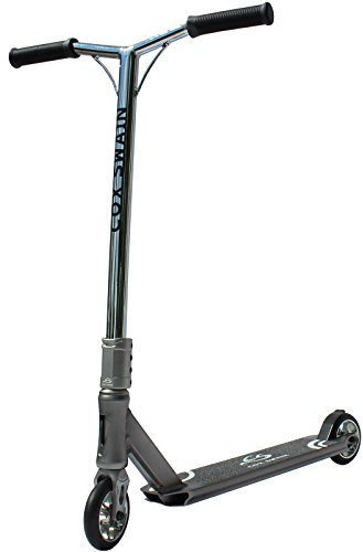Cox Swain Stunt Scooter Z-620 mit 110mm Rollen - ABEC9 Lager- ALU Kern Rollen Super Heavy Quality! - Dark Grey/Grey