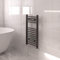 NRG Bathroom Modern Straight Heated Towel Rail Radiator Central Heating Ladder Rad 700x400mm Anthracite