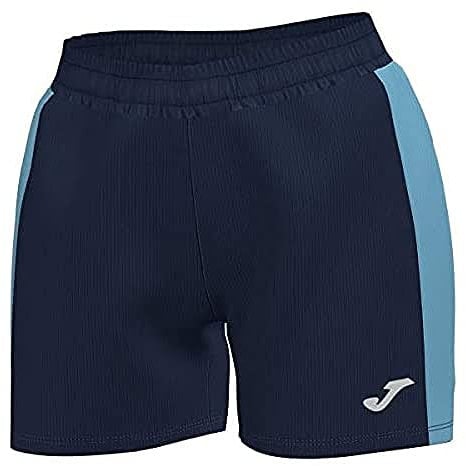 Joma Maxi Pantalon equipaciones, Niñas, Marino-Turquesa, 4XS-3XS