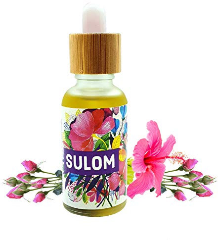 SULOM Hibiscus & Rose Infused Handmade Natural Hair Oil | No Chemicals | No Preservatives | 30ml