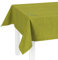 LILENO HOME Tischdecke abwaschbar [140 x 180 cm] in grün - Tischdecke aus Polypropylen Plissee wasserdicht mit Fleckschutz