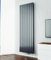 WEBER Pannelheizkörper Design Heizung Flachheizkörper Wandheizung weiß/anthrazit (Ventilhahnblock Chrom-Durchgangsform)
