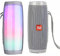 Bluetooth Speaker, Portable Wireless Bluetooth with LED Light, Outdoor Waterproof Speaker with USB Rechargeable Battery. Speaker for Travel, Sport. Work with all mobile phones and devices (Gray)