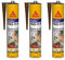 Lot de 3 mastics colle SIKA Sikaflex PRO 11 FC Purform - Marron - 300ml