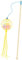 Train Toys Lantern Cat Teaser Pets Toys Catnip Toy Catnip Cat Toys Cat Teaser Spring Cat Toy Wand Cat Toys Cat Teasing Rod Cat Plaything Yellow Paper Wooden Decorate Spring Toys pet toys (Color