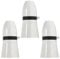 GUIYANIU B22 Lamp Holder White Light Fitting, Standard Bulb Holder Socket Bayonet Cap Pendant Light Fitting with Switch, Lamp Base for Ceiling 3 Packs