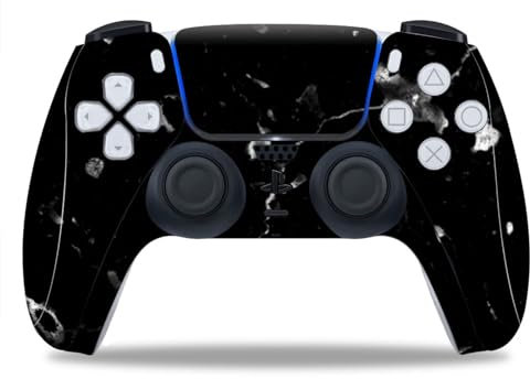 Wonhomke Marmoriertes Design für PS5 Controller Skin Aufkleber für PS5 Gamepad Joystick Skins für PS5 Controller Controller PVC-Aufkleber (PS5-007)