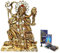 BRACOP® Indische Göttin Kali, kleine Statue, Skulptur, indischer Gott, dekorativer antiker Hindu-Gott, Idol für Auto, Zuhause Büro Tempel, Puja, Skulptur Mandir Murti, Meditation, religiöses Geschenk