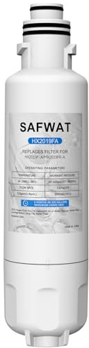 HX2019FR-A HX2019F-A Water Filter Compatible with Hisense HRM260N6TSE HRFD560SW HRCD585BW HRFD634BW HRCD650BW HRCD586TBWB Mora MRM260N6TSE Refrigerator (1 Pack)