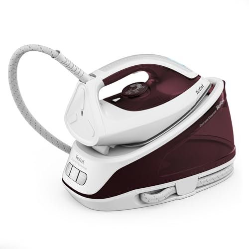 Tefal SV6113 Express Essential Dampfbügelstation | 2200W Bügeleisen | 5-Bar Bügelstation | Optimale Dampf-/Temperaturkombination für alle Stoffarten | 1.4 L Wassertank und 260g/Min Dampfstoß