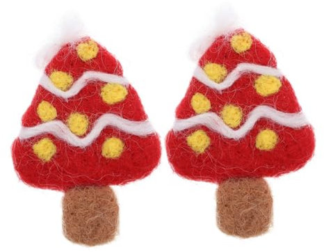 Holibanna Albero Di Natale in Feltro Di Lana Addobbi Natalizi Artigianali Decorazioni Per Alberi Di Natale Fai Da Te