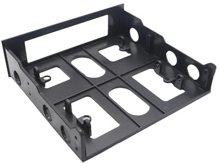 Wkldjf 3.5 To 5.25 Floppy To Optical Bay Mounting Bracket Converters For Front Panel Card Reader Fan Speed Controllers