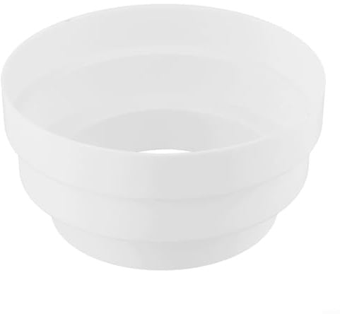Jotekonoby Duct Multi Reducer Extractor Fan Pipe Connector Ventilation Fitting ABS Plastic White Round Coupler Adapter for Air Ducts 80mm 100mm 110mm 120mm 150mm 160mm