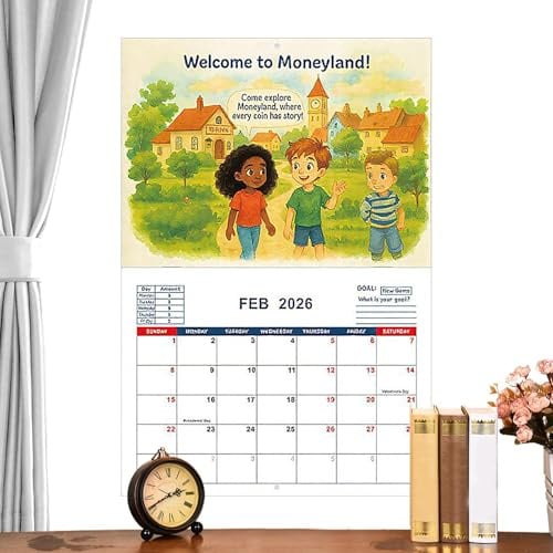 Kalender 2026 Für Kinder Interaktiver Finanzbildung Kalender Für Und