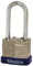 Sterling LPL242 40mm Double Locking Laminated Padlock with Long Shackle, Chrome and Blue