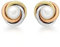 CARISSIMA Damen-Ohrstecker gebildet perlmutt 9 Karat 375 Tricolor 3.58.7089