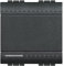 Bticino livinglight - Interruptor 1 polo 16a 2 módulos living antracita