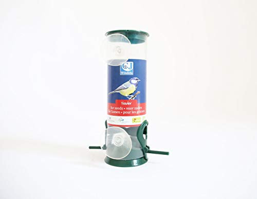 CJ Wildlife Discovery VIT-21104 Fenster-Futterspender für Vogelfutter, transparent