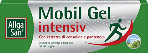 Allga San Mobil Gel - Arnica per cavalli uso umano Arnica Gel Coadiuvante Massaggio, 100ml - Per Zone del Corpo come Schiena, Cervicale, Gomiti, Ginocchia - Defaticante con Canfora