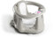 BabySun Ok Baby Badering Flipper, Naturweiß Grau