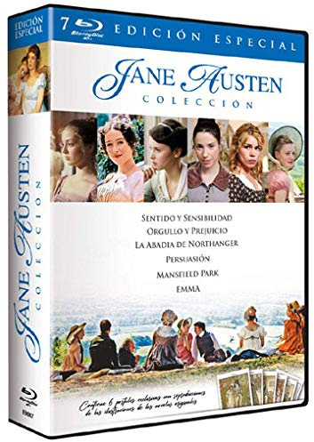 Jane Austen Collection (6 Films) - 7-Disc Box Set ( Northanger Abbey / Emma / Mansfield Park / Pride and Prejudice / Persuasion / Sense and Sensibility ) [ Spanische Import ] (Blu-Ray)