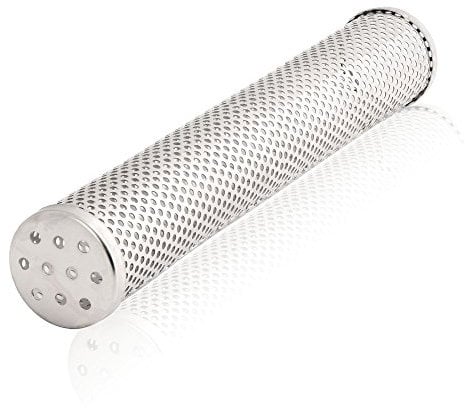 BBQ-Toro Tube de fumage en acier inoxydable Victoria | Ø 5 x 30 cm | Tube de fumage pour barbecue à gaz, barbecue au charbon de bois, barbecue électrique | Smoke Tube, Grill boîte de fumage