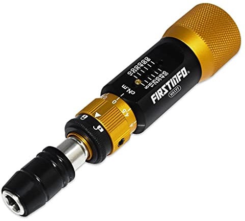FIRSTINFO H5177 | Cacciavite Dinamometrico di Precisione Certificato | Attacco Rapido Hex 1/4 | Coppia Regolabile 5–60 cNm (0,05–0,6 Nm)