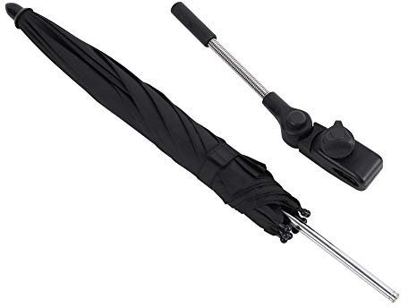 Rollstuhl Kinderwagen Sonnenschirm UV Sonnenregenschirm mit Halter Clip