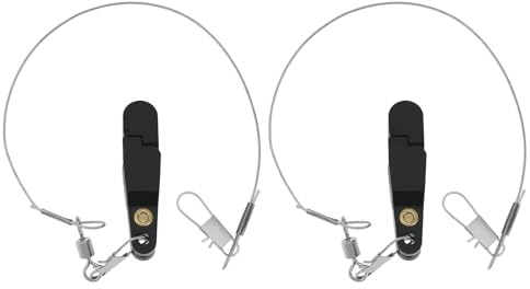 Be In Your Mind 2-teiliger Downrigger-Angel-Schnellverschlussclip mit Stahl-Angelschnur B-förmiger Stift Geeignet Zum Hochseefischen Angeln auf Große Fische
