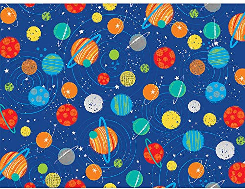 WOOOOZY Tischdecke Weltall, 137x259 cm