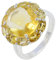 joyas plata echte edelsteine ​​ovale form facettierte citrinringe mit mehreren steinen - ring aus 925er silber und gelbem citrin - ring mit echten edelsteinen der astrologie von juni birth gemini