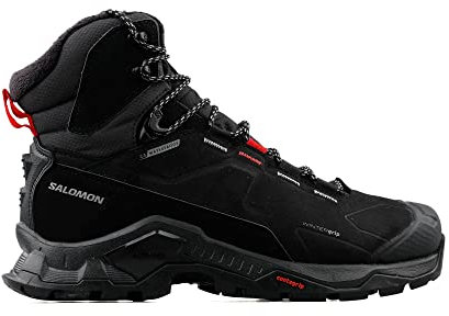 Salomon Unisex Shoes Quest Winter Ts CSWP Wanderstiefel, Schwarz (Black Goji Berry Monument), 38 2/3 EU