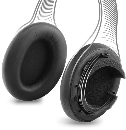Kit di 2 cuscinetti di ricambio per apparecchi auricolari, cuffie headset compatibili con Sony WH-1000xM3 earpads, sostituzione spugnette con imbottitura materiale piacevole