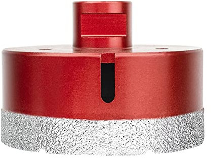 Meccion Scie Cloche Diamant Foret avec Filetage M14 pour le forage à sec ou humide de manière professionnelleà sec en Porcelaine, Carrelage, Granit, Marbre, Verre (85mm)