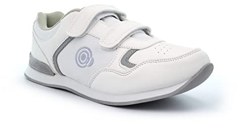 Womens Lawn Bowling Shoes Ladies Lawn Bowling Trainers Womens Bowling Shoes Ladies Bowling Shoes Womens Bowling Trainers Ladies Bowling Trainers Touch Fastening Lace Up White 5 UK
