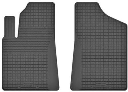 Gummimatten Automatten Gummifussmatten Gummi Fußmatten für FIAT Seicento Bj. 1997-2005 VORNE Fahrer-und Beifahrermatte Rr