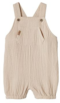Vertbaudet Baby Latzhose für Neugeborene beige 80