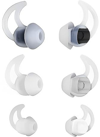 DMZHY Earbud Tips Replacements for Bose QC20 QC20i QC30 Soundsport SIE2 SIE2i IE2 IE3 Headphones - Silicone Earbuds Tips - S/M/L 3 Pairs