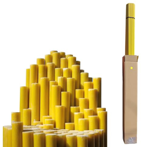 Generisch ProNaturShop - Marcador (fibra de vidrio, 7 x 130 cm, 100 unidades), color amarillo