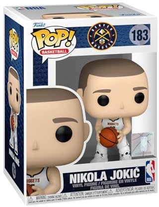 Funko Pop! NBA: Nuggets - Nikola Jokic - Vinyl-Sammelfigur - Geschenkidee - Offizielle Handelswaren - Spielzeug Für Kinder und Erwachsene - Sports Fans - Modellfigur Für Sammler und Display