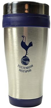 Team Direct Executive 76129080 - Tazza da viaggio in metallo senza manico (Tottenham Hotspur FC)