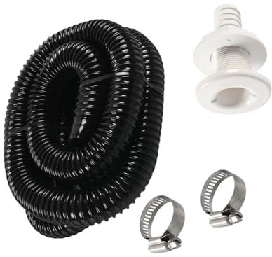 MASO Marine Bilge Pump Installation Kit, Bilge Pump Hose Installation Kit, 3/4 Inch Thru-Hull Bilge Pump Hose Installation Kit for Boats