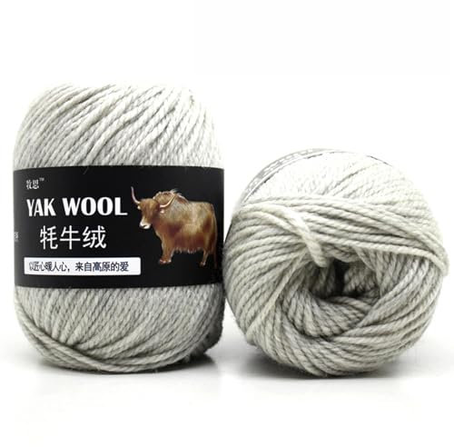 500g Mitteldick Jacke Weste Wollfaden, Yak Wolle Kaschmir Schals, Handgestrickt, Überlegene Materialien, Ausgiebig Verwenden, Rücksichtsvolles Geschenk