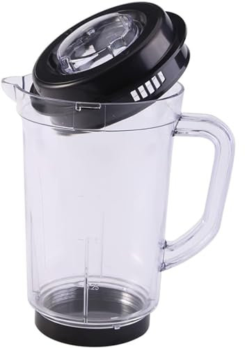Verre à lait durable Shake Compatible avec 250 W Centrifugeuse Mixeur Récipient Verre de cuisine Verre Eau Tasse à lait Boissons 1000