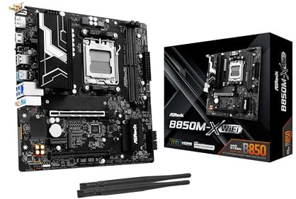 ASRock Placa Base AMD AM5 B850M-X WiFi M-ATX