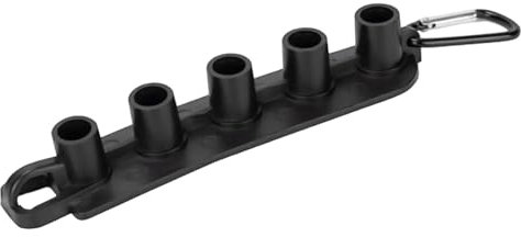 LOVIVER Pressure Washer Nozzle Tip Holder Power Washer Accessories Portable Easy Installation Attachments Organizer with Hanging Clip, 5 Holes