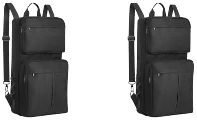 ARVALOLET DJ Backpack for Pioneer DDJ-400 DDJ-FLX4 Roland DJ-202 Portable Protective Case with Shock Absorption, 2 pieces., Mittelgroße, Casual