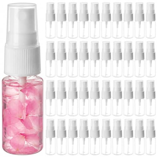 100Pcs 10ml Mini Spray Bottles, Refillable Travel Perfume Atomiser Bottle | Plastic materials, clear, spraying fine and even mist, portable, for travel perfume essential oil